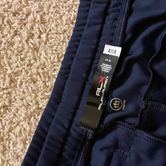 RLX Ralph Lauren Knit Tech Jersey French Navy Mens Jogger Small - Picture 7 of 7